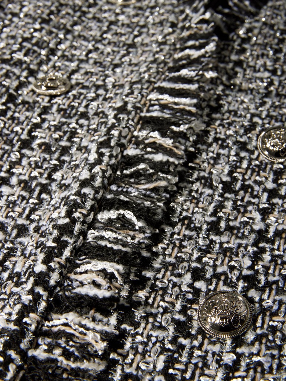 NWT Boston Proper Metallic Tweed Tie Waist Duster - Picture 16 of 16